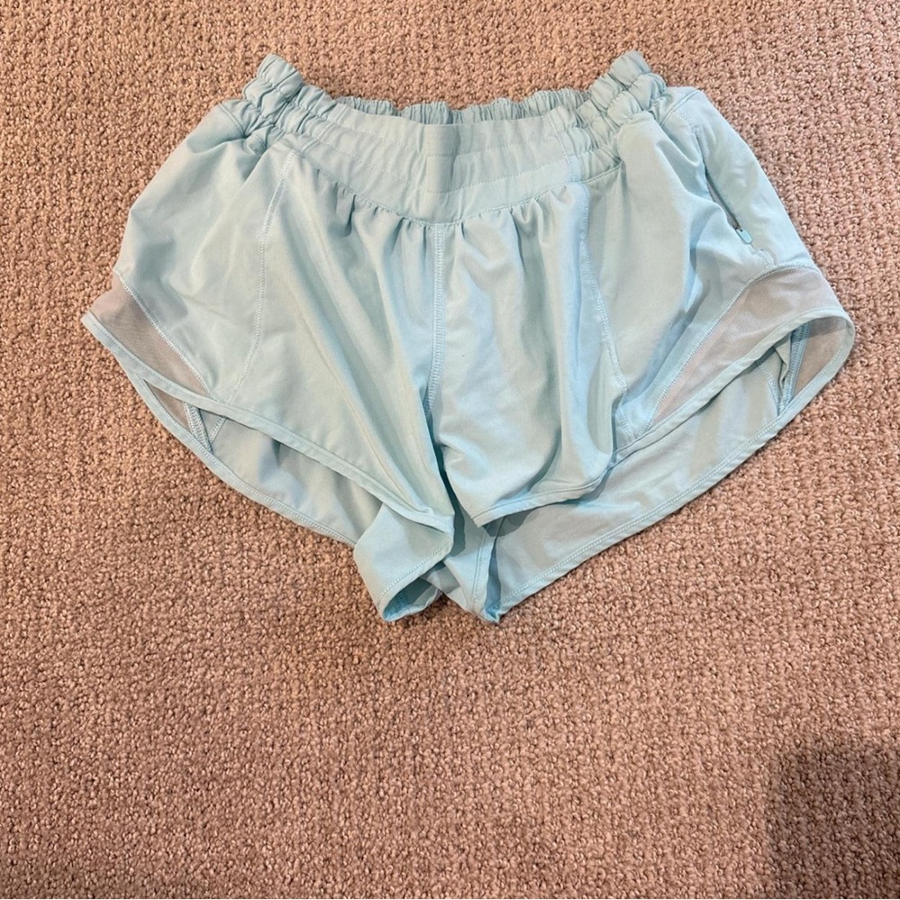 Lululemon Athletica Light Blue Athletic Shorts
